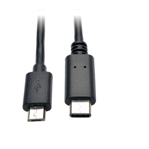 Tripp Lite U040-006-MICRO USB Micro-B to USB-C Cable - USB 2.0, (M/M), 6 ft. (1.83 m)