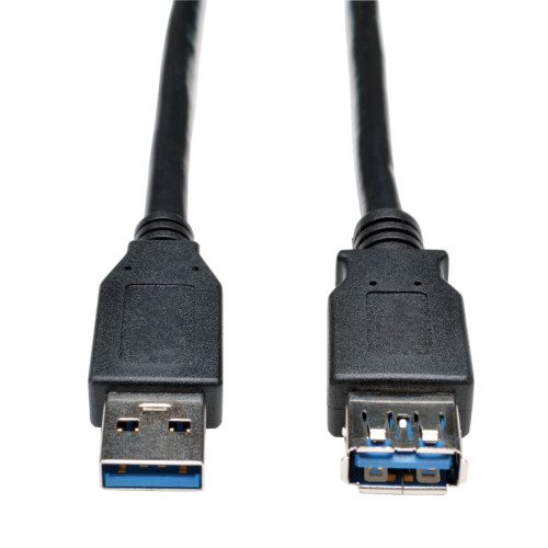 Tripp Lite U324-003-BK USB 3.0 SuperSpeed Extension Cable - USB M/F, Black, 3 ft. (0.91 m)