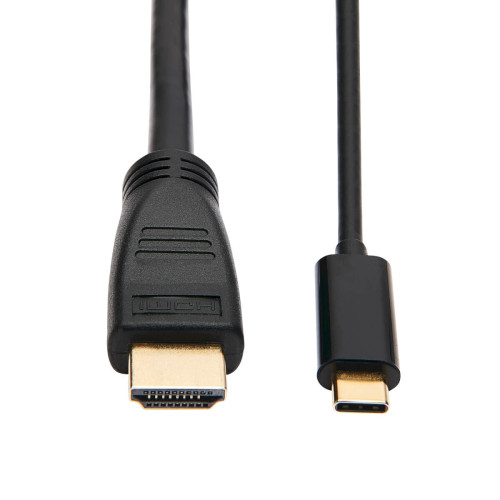 Tripp Lite U444-015-H4K6BM USB-C to HDMI Active Adapter Cable (M/M), 4K 60 Hz, 4:4:4, HDCP 2.2, Mid-Cable Adapter, Black, 15 ft. (4.6 m)