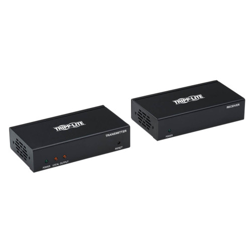 Tripp Lite B127-1A1-HH HDMI over Cat6 Extender Kit, Transmitter/Receiver, 4K 60 Hz, PoC, HDR, 4:4:4, 125 ft., TAA