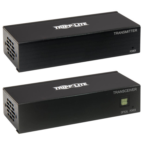 Tripp Lite B127A-111-BDTD DisplayPort over Cat6 Extender Kit, Transmitter and Receiver with Repeater, 4K, 4:4:4, PoC, 230 ft. (70.1 m), TAA