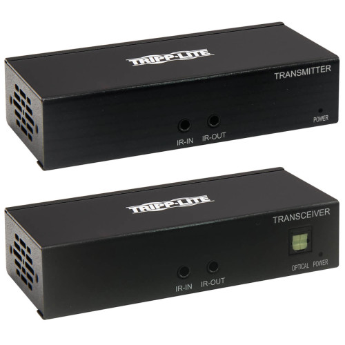 Tripp Lite B127A-111-BHTH HDMI over Cat6 Extender Kit, Transmitter and Receiver with Repeater, 4K 60Hz, 4:4:4, IR, HDR, PoC, 230 ft., TAA