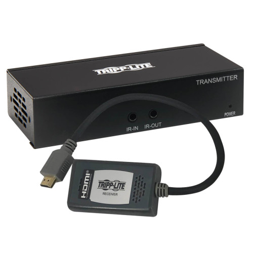 Tripp Lite B127A-1A1-BHPH HDMI over Cat6 Extender Kit, Transmitter and Pigtail Receiver, 4K 60Hz, 4:4:4, PoC, HDR, HDCP 2.2, 230 ft., TAA