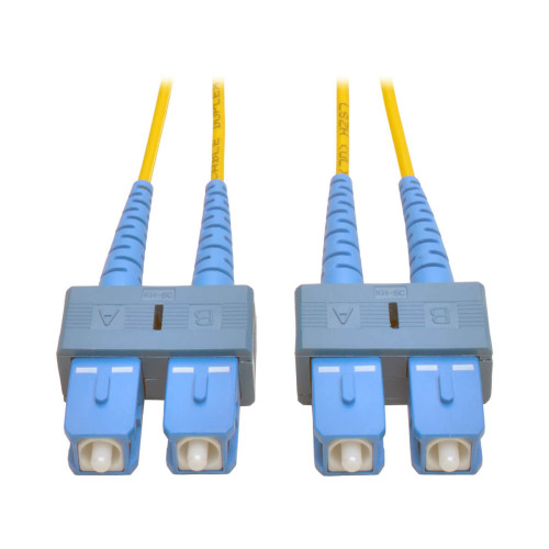 Tripp Lite N356-01M Duplex Singlemode 9/125 Fiber Patch Cable (SC/SC), 1M (3 ft.)