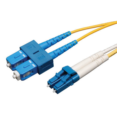 Tripp Lite N366-01M Duplex Singlemode 9/125 Fiber Patch Cable (LC/SC), 1M (3 ft.)