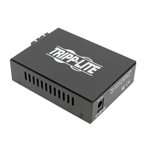 Tripp Lite N785-INT-SC-SM Gigabit Singlemode Fiber to Ethernet Media Converter, SC, 1310 nm, 20 km (12.4 mi.)