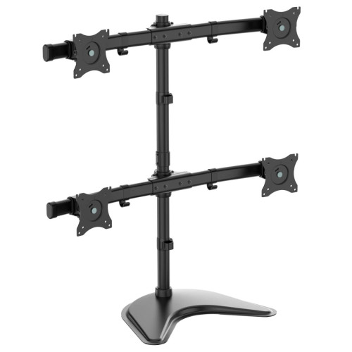 Tripp Lite DDR1327MQ Quad-Display Desktop Monitor Stand for 13” to 27” Flat-Screen Displays