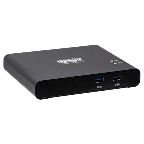 Tripp Lite B003-HC2-DOCK1 2-Port USB-C KVM Dock - 4K HDMI, USB 3.2 Gen 1, USB-A Hub, Remote Selector, 85W PD Charging, Black