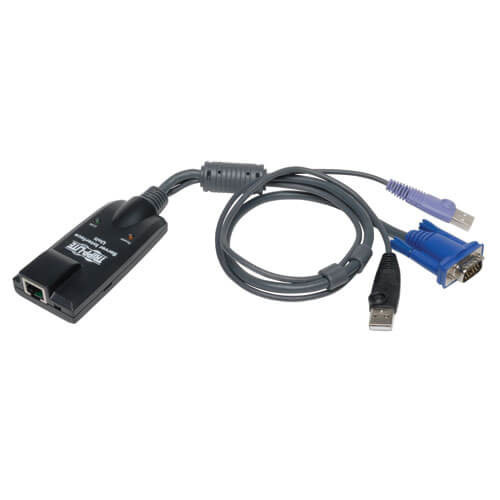 Tripp Lite B055-001-UV2CAC NetDirector USB Server Interface Unit with Virtual Media & CAC Support (B064-Series)