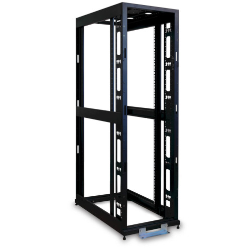 42U Standard-Depth 4-Post Premium Open Frame Rack - No Doors or Side Panels