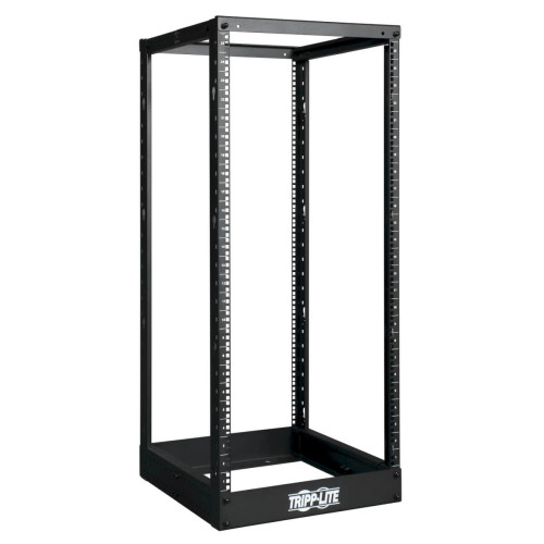 Tripp Lite SR4POST25 25U SmartRack 4-Post Open Frame Rack - Organize and Secure Network Rack Equipment