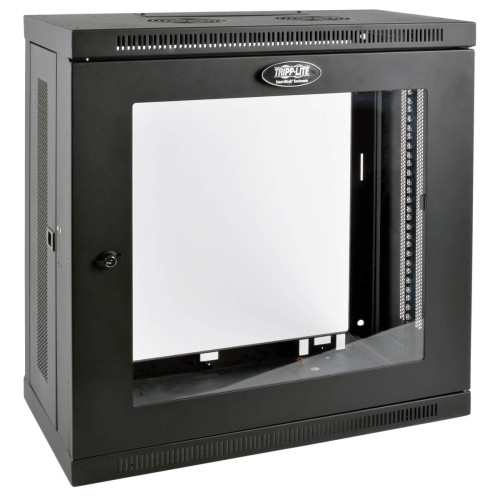 Tripp Lite SRW12U13G SmartRack 12U Very Low-Profile Patch-Depth Wall-Mount Small Rack Enclosure, Clear Acrylic Window