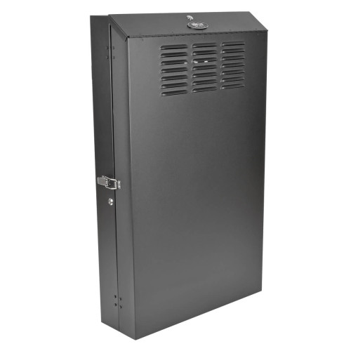 Tripp Lite SRWF6U36 SmartRack 6U Low-Profile Vertical-Mount Server-Depth Wall-Mount Rack Enclosure Cabinet