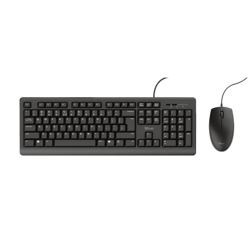 Trust Primo keyboard Mouse included USB QWERTY English Black