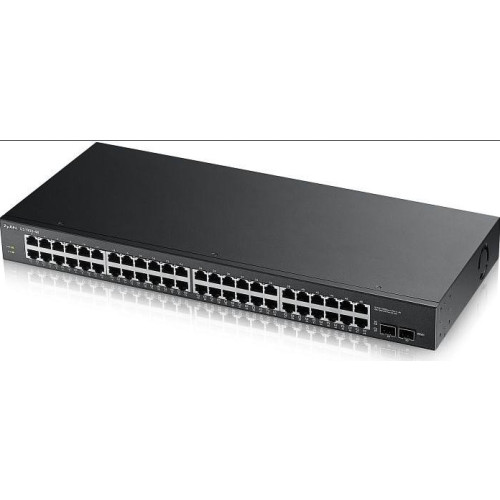 Zyxel GS1900-48 Managed L2 Gigabit Ethernet (10/100/1000) 1U Black