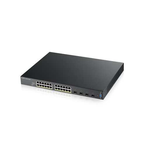 Zyxel XGS2210-28HP Managed L2 Gigabit Ethernet (10/100/1000) Power over Ethernet (PoE) 1U Black