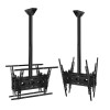 BT8428-300/B Back-to-Back Universal Flat Screen Ceiling Mount with Tilt (VESA 400) - 3m