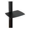 BTF842/BB Universal Dual Stack Flat Screen Floor Stand (VESA 600 x 400) - 2.4m