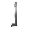 BTF842/BS Universal Dual Stack Flat Screen Floor Stand (VESA 600 x 400) - 2.4m