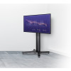 BT8705/B Premium Freestanding Single Screen UC Stand - (VESA 600 x 400) - 1.4m