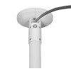 BT5962-FD100/W CCTV Ceiling Mount for a VESA 100 Fixed Screen and Dome Surveillance Camera - 1m