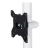 BT5962-FD100/W CCTV Ceiling Mount for a VESA 100 Fixed Screen and Dome Surveillance Camera - 1m