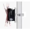 BT5963-FD200/W CCTV Ceiling Mount for a VESA 100 Tilt Screen and Dome Surveillance Camera - 2m