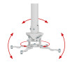 BT899-FD150/BC Universal Projector Ceiling Mount with Micro-adjustment - 1.5m