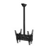 Back-to-Back Universal Flat Screen Ceiling Mount with Tilt (VESA 400) - 3m Ã˜50mm Pole