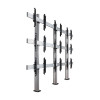 SYSTEM X - 3 x 3 Universal Bolt-Down Videowall Mounting System with Micro-Adjustment for 46-55" screens