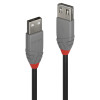 0.2m USB 2.0 Type A Extension Cable, Anthra Line